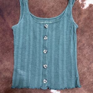 button up tank top
